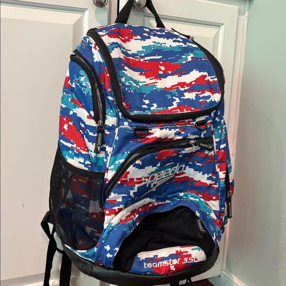 Speedo Teamster 35l Blue Swim Backpack - The Iconic Swimmer's Backpack